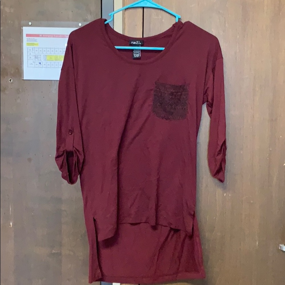 Casual marrón top